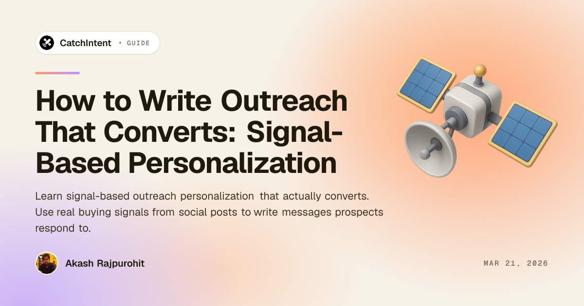 How to Write Outreach That Converts: Signal-Based Personalization ...