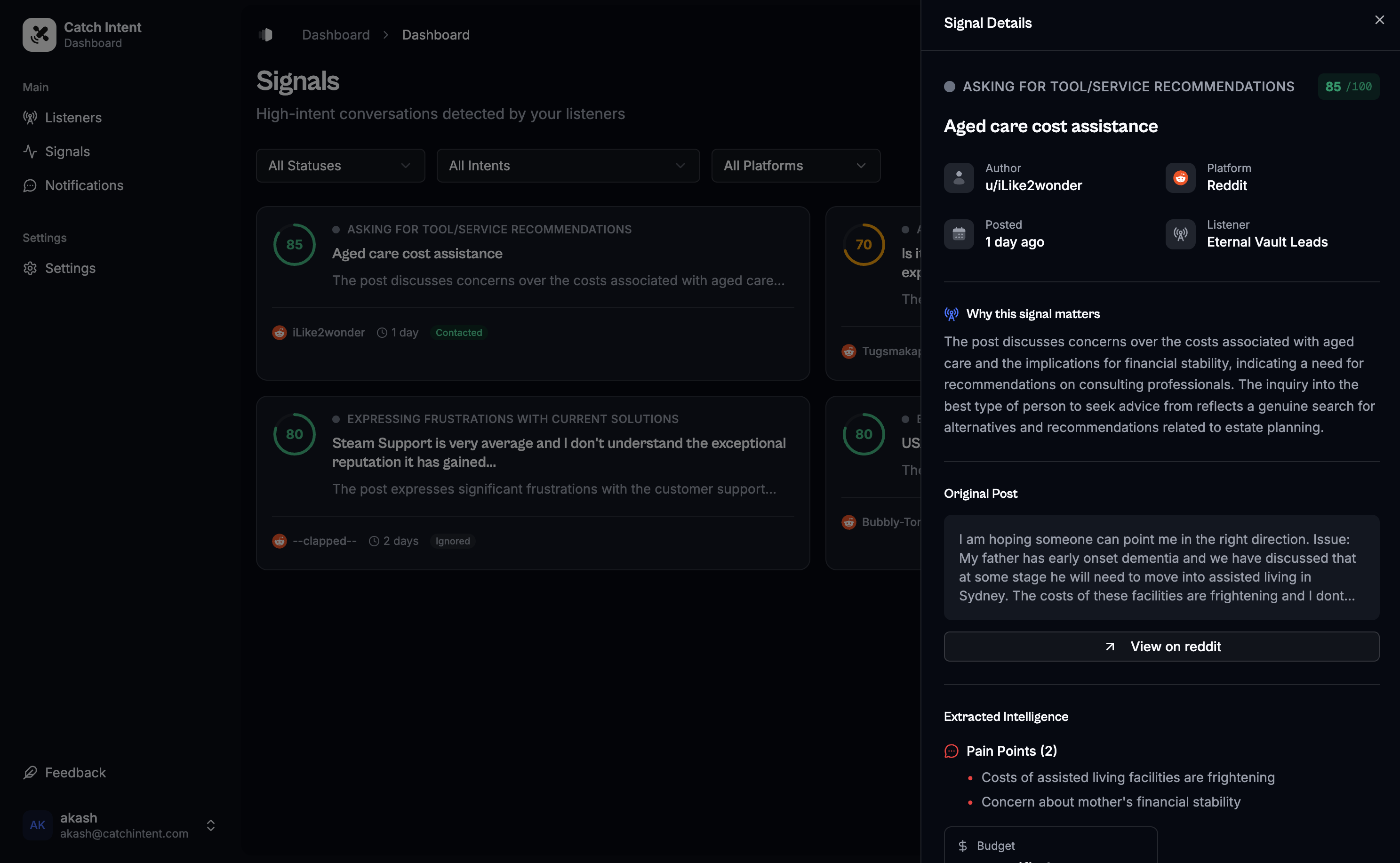 Introducing CatchIntent: AI-Powered Buyer Intent Detection for B2B Teams